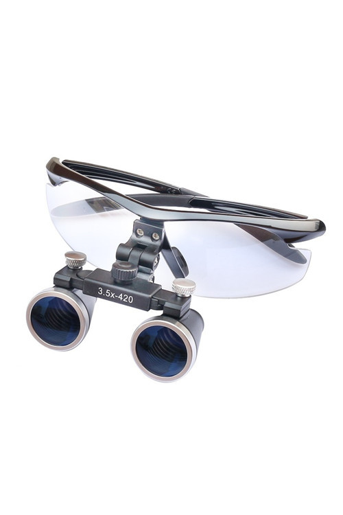 -3.5X-420Mm Diş Cerrahi Gözlük Lens Büyüteç,Taşıma Çantalı