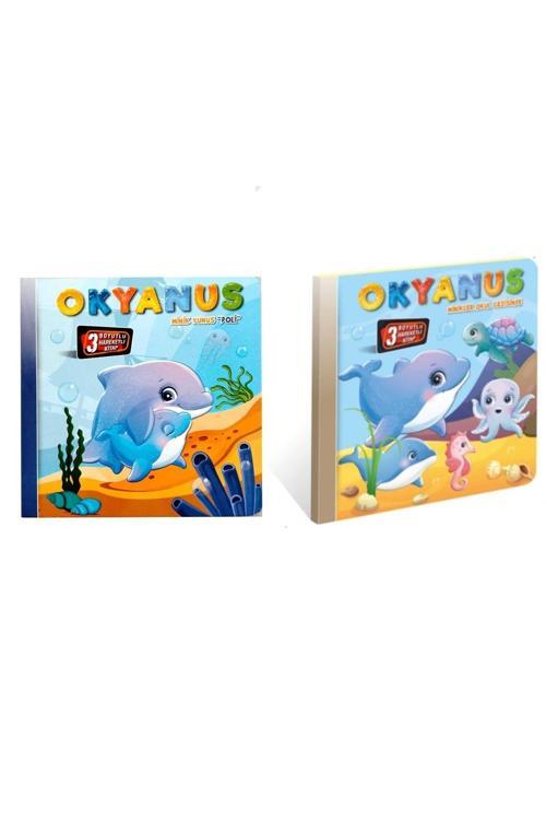3 Boyutlu Hareketli Kitap Okyanus Serisi 2li Set,pop-up Kitaplar