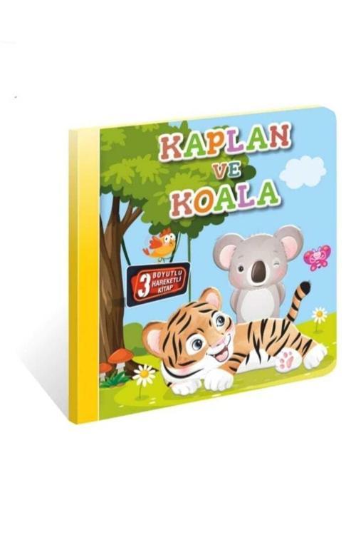 3 Boyutlu Hareketli Kitap Kaplan Ve Koala,pop Up Kitap