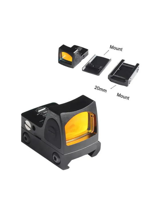 Glock Yakın Menzil Için Hedefleme Rmr Reflex Red Dot Sight - Siyah
