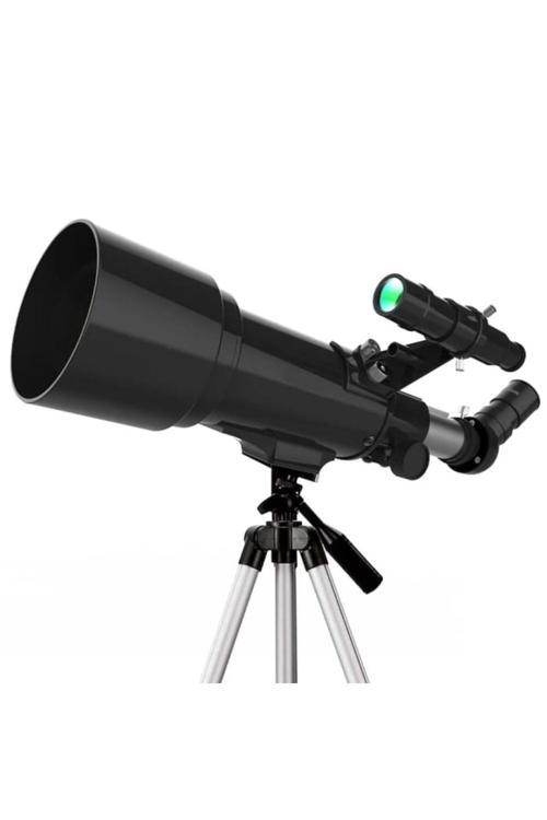 400 X 70 Mm Açıklıklı Refrakter Teleskoplar 15X - 150X Telefon Adaptörlü Reflex
