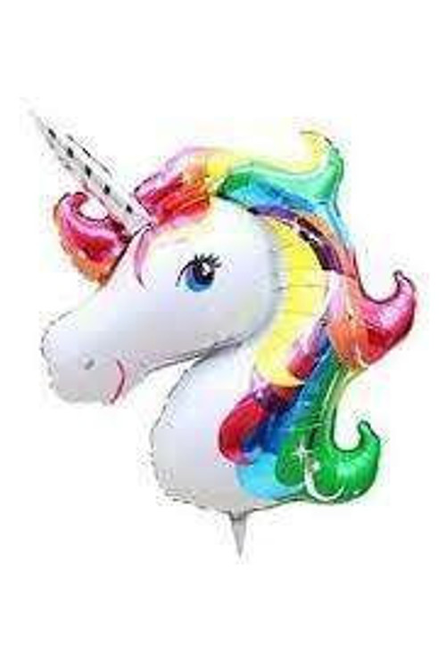 Unicorn Renkli Supershape 105cm Folyo Balon