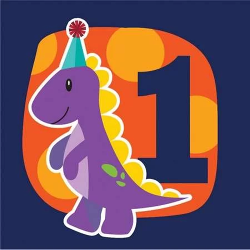 Renkli Dinozorlar 1 Yaş 16 lı Peçete