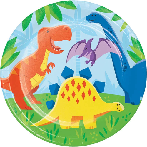 Dinozor ve Arkadaşları Tabak 8 Adet