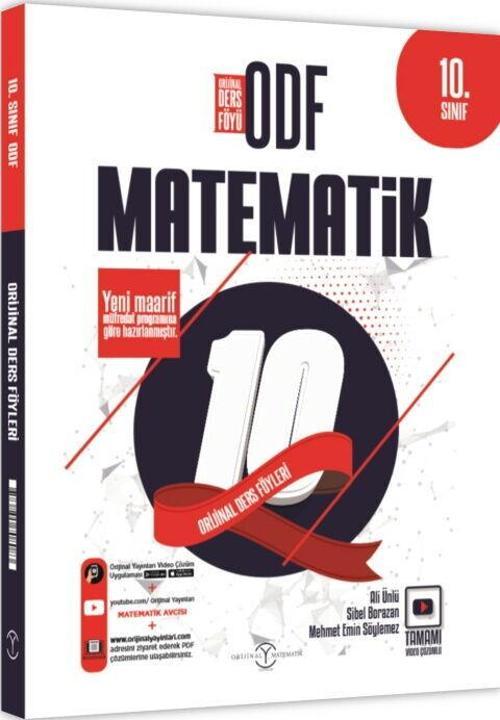 Orijinal Yayınları 10. Sınıf Matematik ODF Orijinal Ders Föyleri