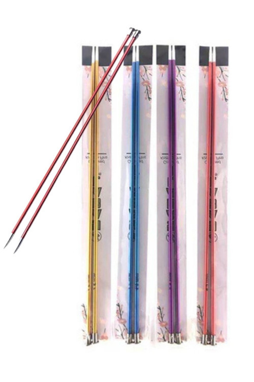 Metalize Çift Renk Şiş 35 Cm 3,5 Numara (Renk Stoğa Göre)