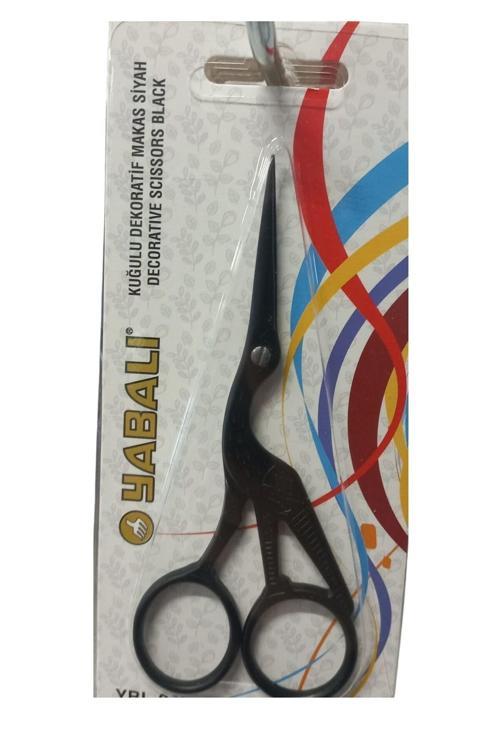Nakış Makası Kuğulu Dekoratif Makas Siyah Ybl-045 Model 11