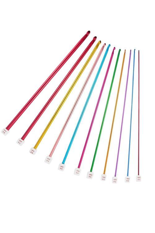 Örgü Tığ Metalize 35 Cm 2,5 Numara