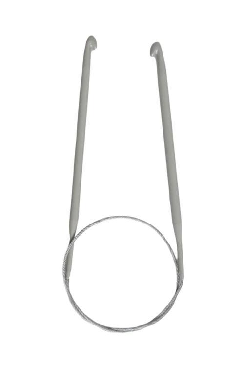 Misinalı Çelik Gagalı Tığ Şiş 4,5 Numara 60 Cm