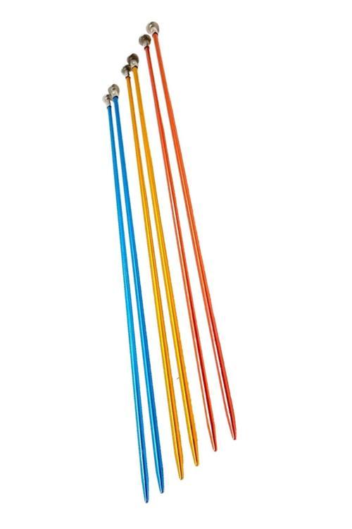 Metalize Kısa Şiş 25 Cm 2,5 Numara (Renk Stoğa Göre)