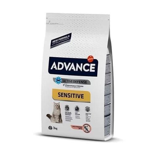 Advance Sensitive Somonlu Hassas Yetişkin Kedi Maması 3 Kg