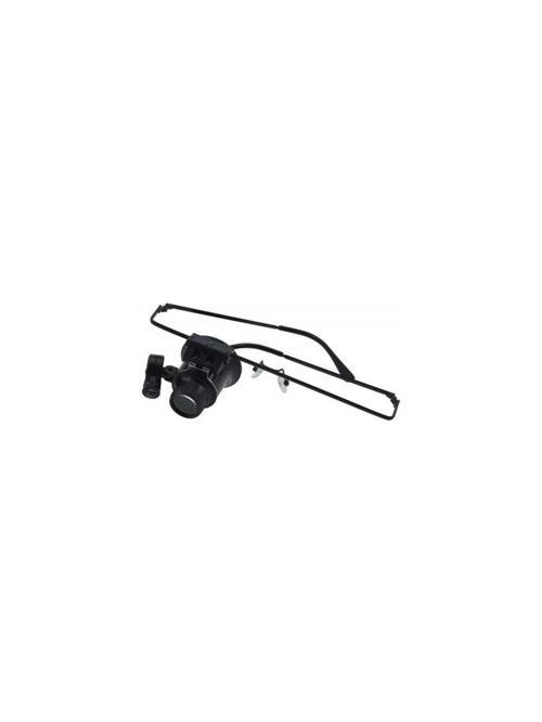 NO.9892A Gözlük Tipi Işıklı Monoküler Büyüteç 20x16mm Optik Lens