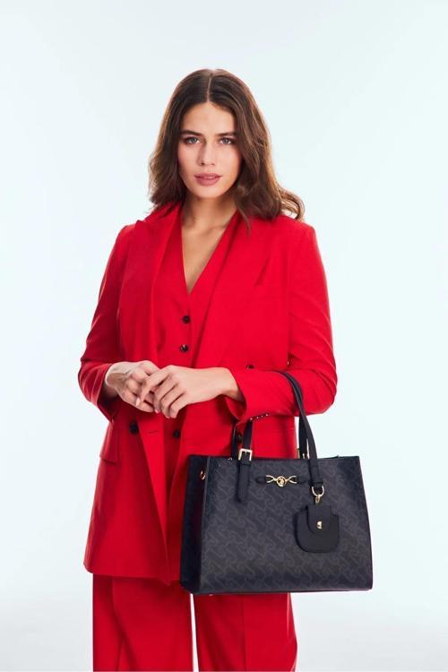 Kadın Omuz Çantası US24506 U.S. POLO ASSN. USPA LADIES BAG BLACK