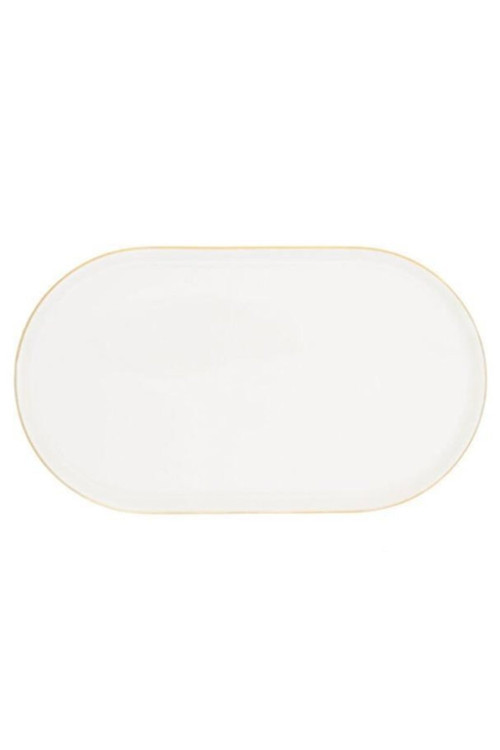 Chopin Altın Serisi 28 Cm Oval Kayık Tabak