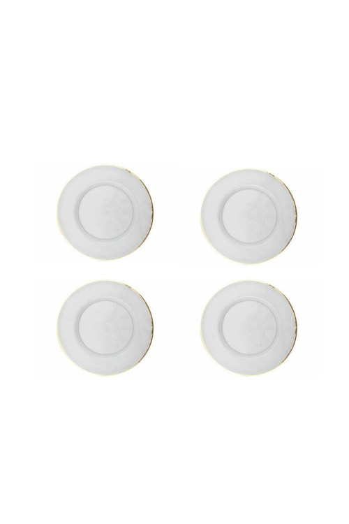 Dokulu Altın Rim Supla 33Cm 4'Lü