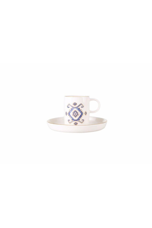 Arabesque Desen5 Tabaklı Kahve Fincanı 85Cc 04Alm006043