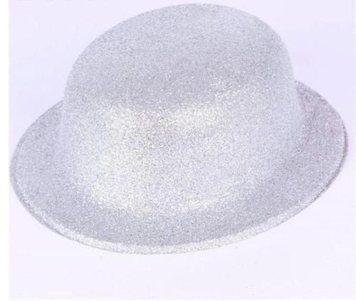 Gümüş Renk Yulak Simli Plastik Parti Şapkası