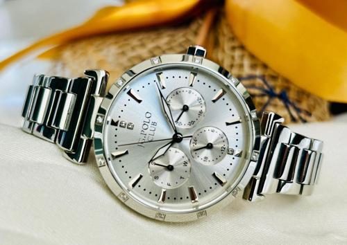 JPC.0922.1313.01 JG.POLO CLUB KADIN ÇELİK KORDON ÇELİK KASA ORJİNAL KOL SAATİ