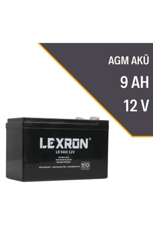 Grafen Enerji 9 Amper 12 Volt Agm Akü - 9 Ah Akü