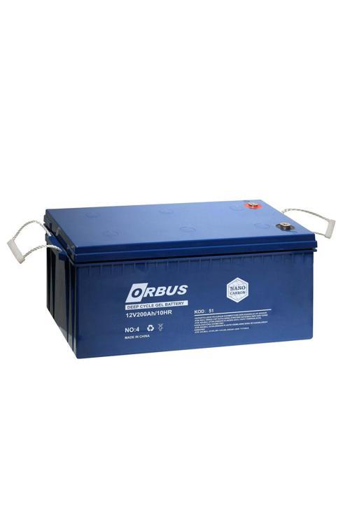 12V 200Ah Carbon Jel Akü - 2 Yıl Garantili