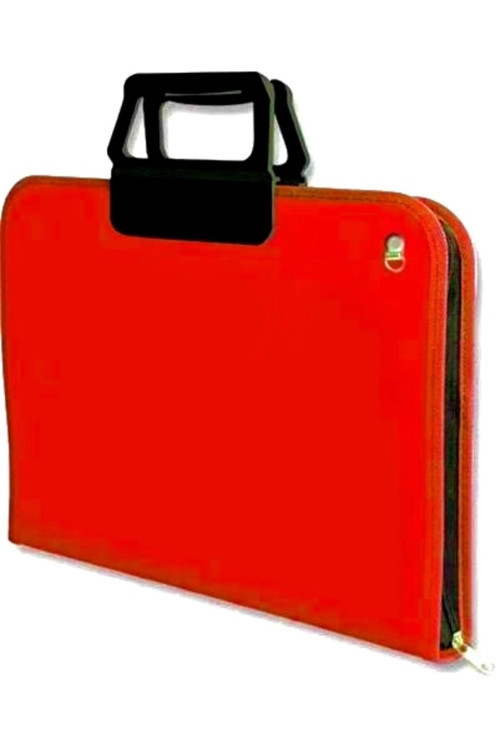Kırmızı 37X54Cm Teknik Resim Proje Çantası - Dosya Çantası