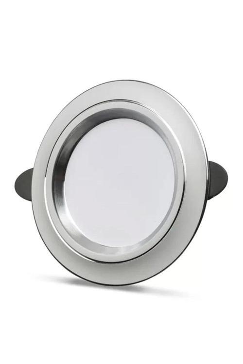 6W Zebra Beyaz-Krom 3 Renk Led Spot S. A. 6400+4000+3200K Sıva Altı