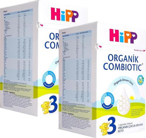 3 Organik Combiotic Devam Sütü 800 gr x 2 Adet