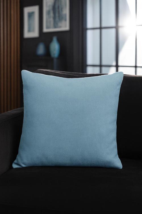 Keten Kırlent Kılıfı Su Yeşili 50x50