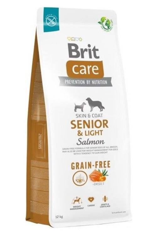 Tahılsız Senior Light Somonlu Köpek Maması 12 Kg
