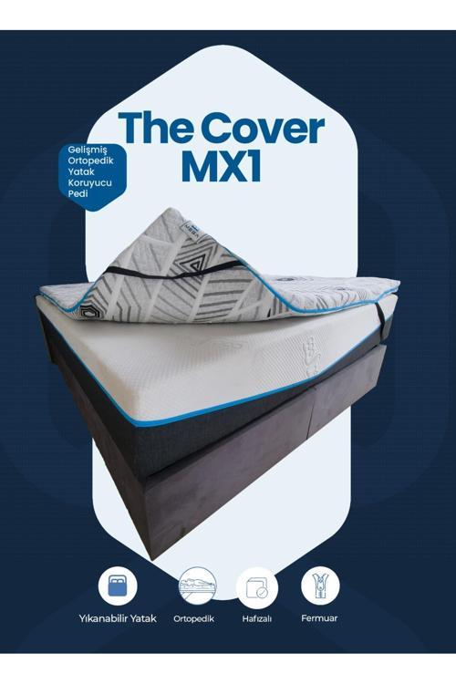 MEG'A Bedding Cover Mx1 Gelişmiş Ortopedik %100 Visco Sünger Yıkanabilir Fermuarlı Kılıf Yatak Pedi
