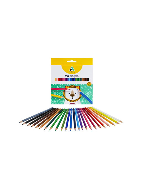 Kuru Boya Kalemi Karton Tam Boy 24 Renk 2112 365001