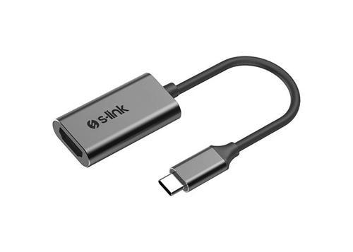 Swapp Sw-U512 4K - 30Hz Gri Metal Type-C To 4K Hdmi Adaptör