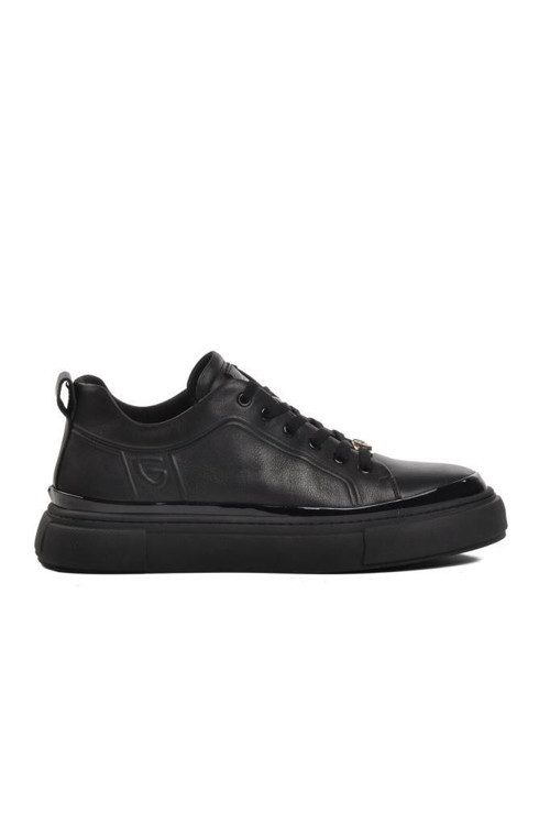 24K592 ESNEK TABAN DERİ SNEAKER ERKEK SPOR AYAKKABI