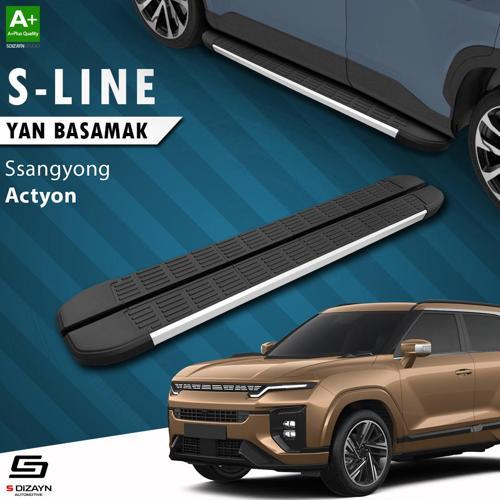 Ssangyong Actyon S-Line Aluminyum Yan Basamak 183 Cm 2024 Üzeri A+ Kalite