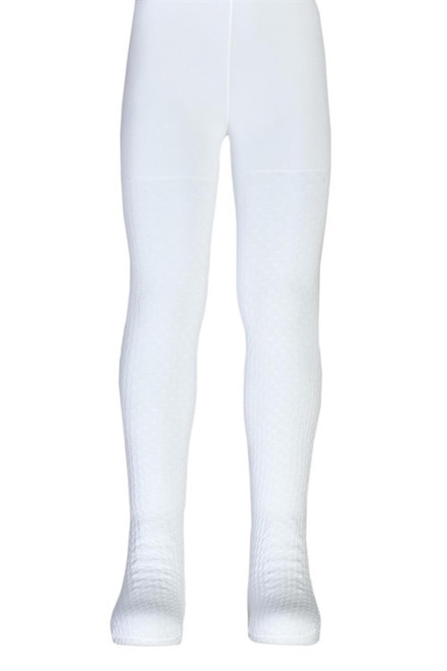 Kız Çocuk Külotlu Çorap Orta Kalın Damla Desen Mat Mikro Esnek Dore - FLR799