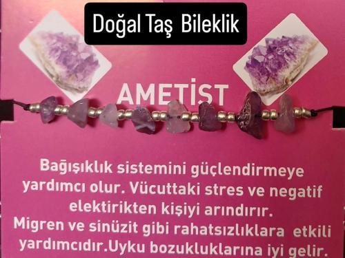 AMETIST DOĞAL TAŞ BİLEKLİK
