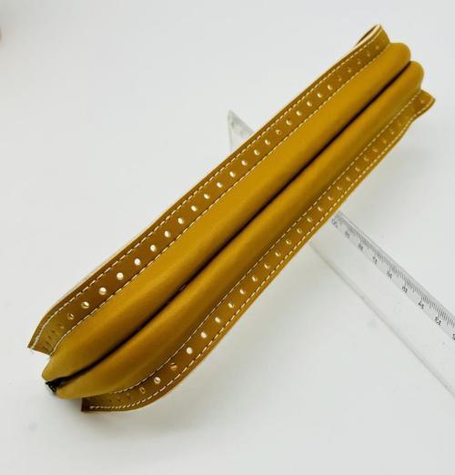 25 cm Suni Derili Koyu Hardal Renk Gizli Çanta Bursu