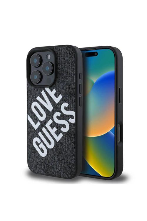 İphone 16 Pro Max Uyumlu Kılıf Lisanslı Bi Love Kapak Siyah
