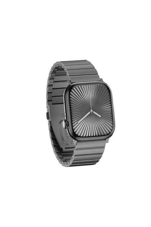 Watch 7 45Mm Uyumlu Kordon Aero Titan Serisi Titanyum Metal Strap