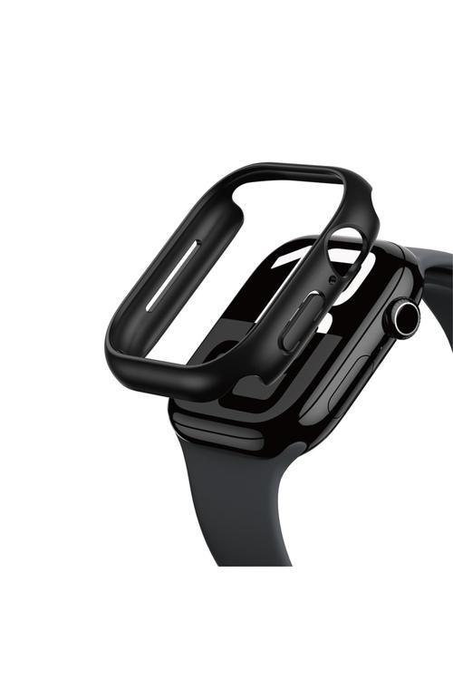 Watch 10 46Mm Uyumlu Radix Minimal Framelite Sert Pc Kasa Koruyucu Siyah