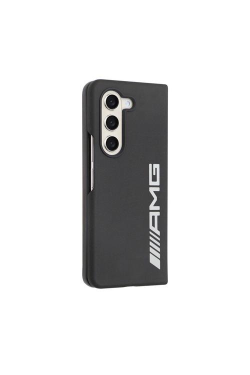 Galaxy Z Fold 5 Uyumlu Kılıf Magsafe Şarj Özellikli Büyük Logo Lisanslı Kapak Siyah