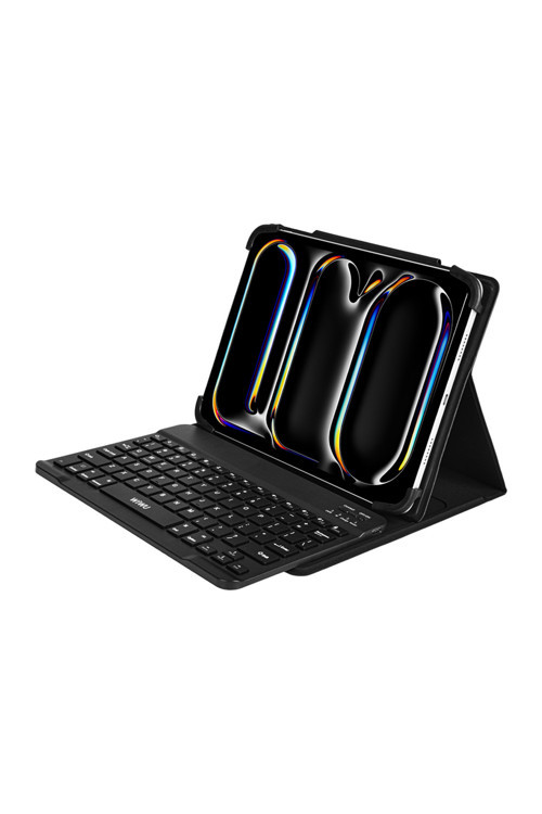9-11 İnç Tabletler İle Uyumlu Universal Klavyeli Kılıf Siyah