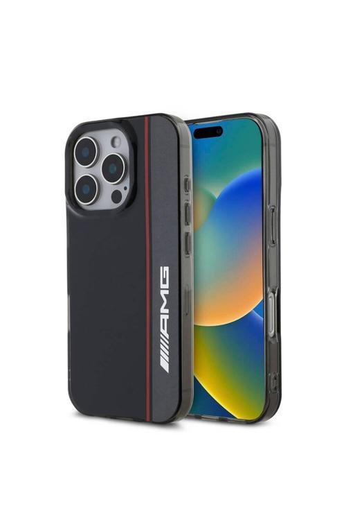 16 Pro Max Uyumlu Kılıf Lisanslı Magsafe Özellikli Iml Baskı Logolu Çift Katmanlı Bow Lines Siyah