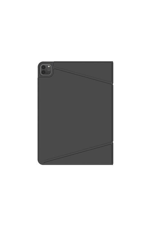 İpad Air 13 2025 M3 Kılıf Matte Pro Mag Folio Katlanabilir Magnetik Standlı Siyah