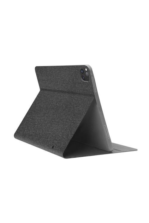 İpad Pro 12.9 2020 4.Nesil Raptic Smartstyle Kalem Bölmeli Standlı Tablet Kılıf Siyah