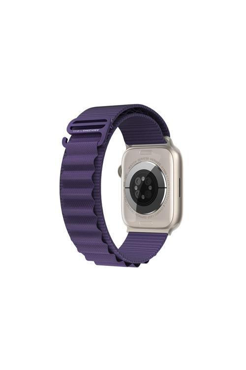 Watch 38Mm Titan Spor Hasır Kordon Mor