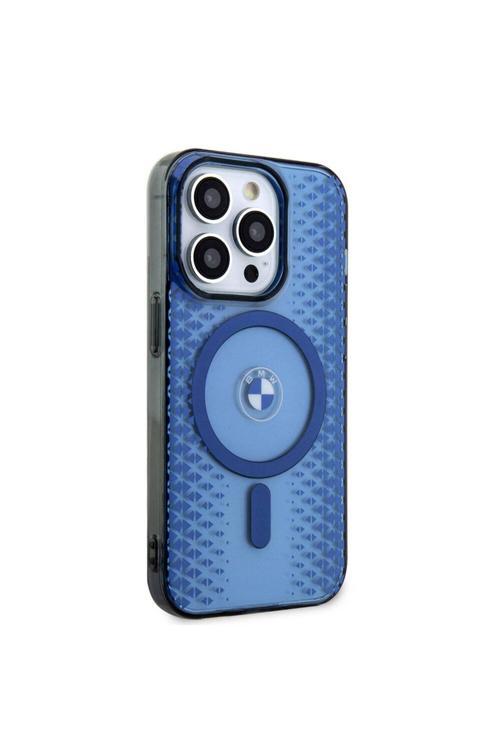 İphone 15 Pro Max Uyumlu Kılıf Magsafe Şarj Özellikli Transparan Iml Signature Lisanslı Mavi