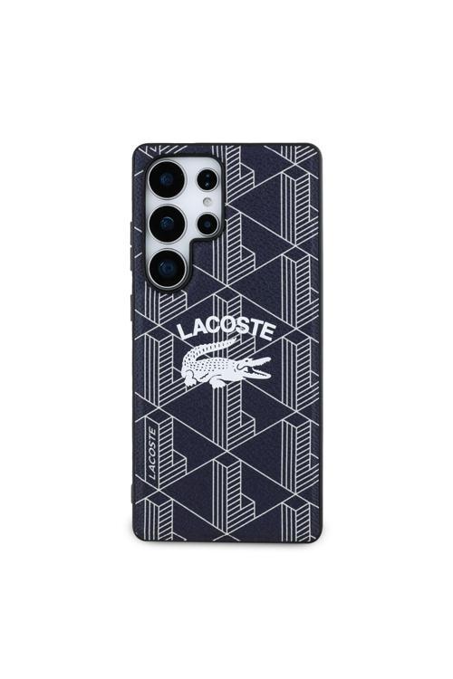 Galaxy S25 Ultra Kılıf Lisanslı Magsafe Özellikli Mono Vintage Logo Kapak Lacivert