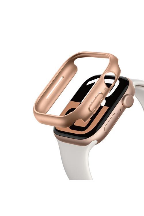 Watch 10 46Mm Uyumlu Radix Minimal Framelite Sert Pc Kasa Koruyucu Rose Gold