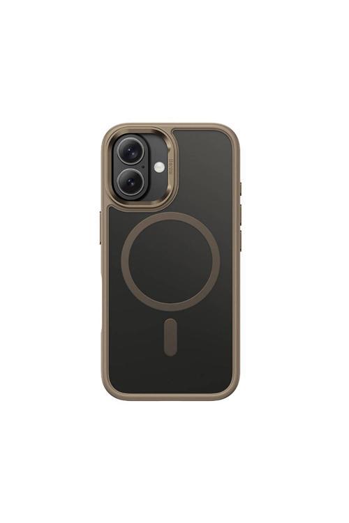 16 Uyumlu Kılıf Magsafe Şarj Özellikli Mist Protective Kapak Titanyum - Gold